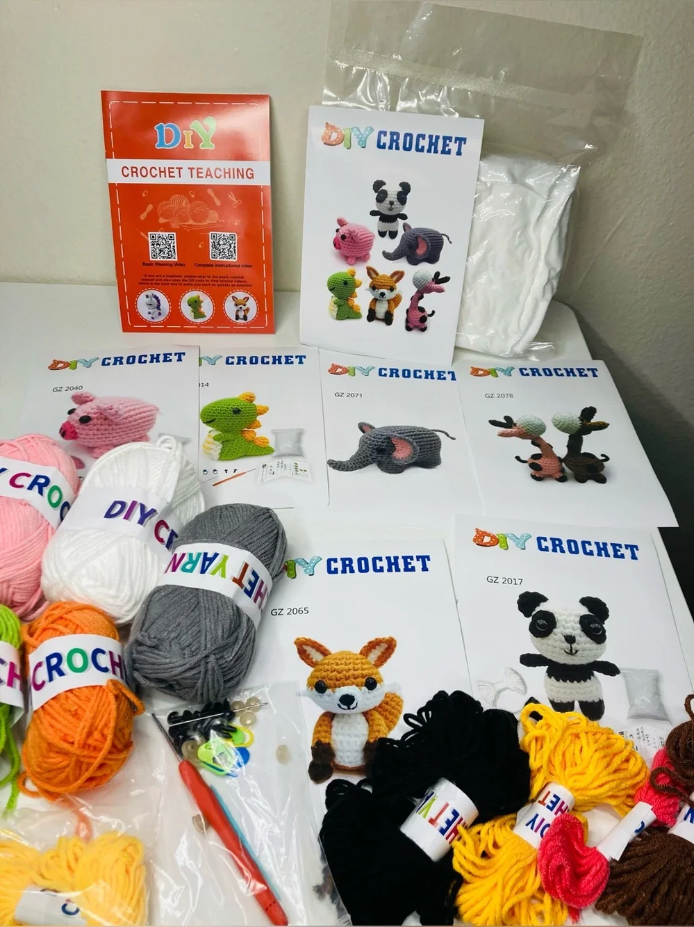 DIY Crochet Amigurumi Plush Toys - EVERYTHING YOU NEED Patterns for 7 Animals